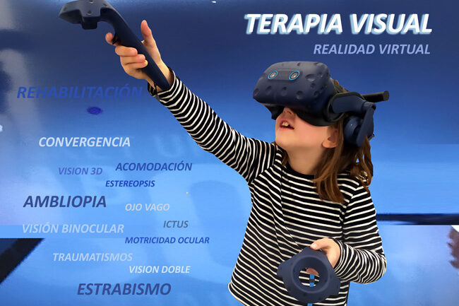 terapia visual niños realidad virtual